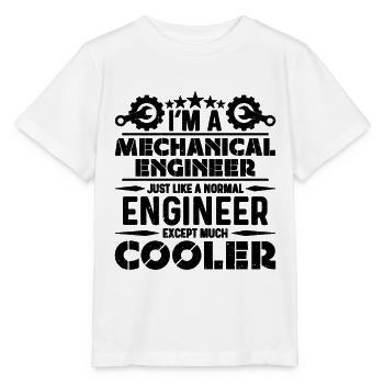 I'm A Mechanical Auto Mechanic Mechanical Engineer - Stanley/Stella MINI CREATOR Kids’ T-Shirt - white - Front - Maike (125cm)
