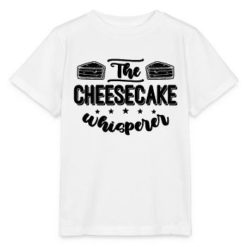 The Cheesecake Whisperer Baking Cheesecake Lover - Stanley/Stella MINI CREATOR Kids’ T-Shirt - white - Front - Maike (125cm)