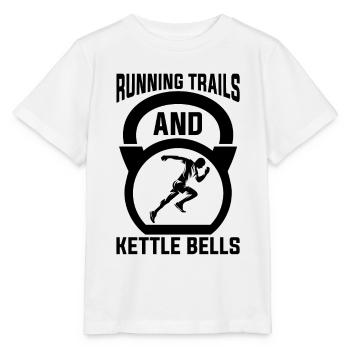 Running Trails And Marathoner Trail Runner - Stanley/Stella Kinder T-Shirt MINI CREATOR  - Weiß - Vorne - Maike (125cm)