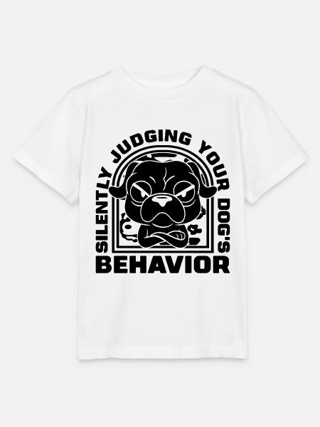 Silently Judging Your Dog Training Animal Trainers - Stanley/Stella MINI CREATOR Kids’ T-Shirt - white