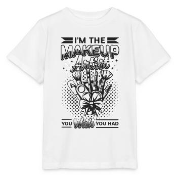 I'm The Makeup Artist You Cosmetics Makeup Artists - Stanley/Stella MINI CREATOR Kids’ T-Shirt - white - Front - Maike (125cm)