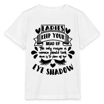 Ladies Keep Your Head Up Brow Tech Makeup Artists - Stanley/Stella MINI CREATOR Kids’ T-Shirt - white - Front - Maike (125cm)