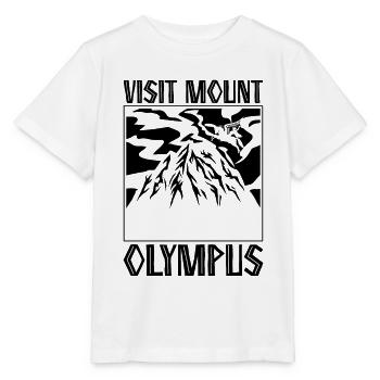Visitez le mythe du mont Olympe Grèce Mythologie Lover - T-shirt bio MINI CREATOR Stanley/Stella Enfant - blanc - Devant - Maike (125cm)