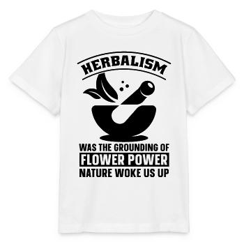 Herbalism Was The Grounding Of Herbal Herbalist - Stanley/Stella MINI CREATOR Kids’ T-Shirt - white - Front - Maike (125cm)