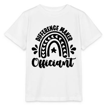 Difference Maker Officiant Marriage Officiant - Stanley/Stella MINI CREATOR Kids’ T-Shirt - white - Front - Maike (125cm)