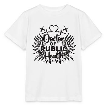 Docteur en épidémiologie publique Travailleur de la santé - T-shirt bio MINI CREATOR Stanley/Stella Enfant - blanc - Devant - Maike (125cm)