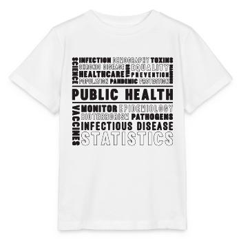 Santé publique Scientifique public Travailleur de la santé - T-shirt bio MINI CREATOR Stanley/Stella Enfant - blanc - Devant - Maike (125cm)