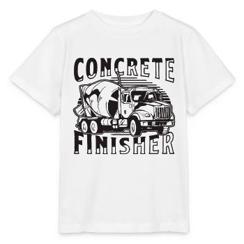 Finition de béton Construction Finitions de béton - T-shirt bio MINI CREATOR Stanley/Stella Enfant - blanc - Devant - Maike (125cm)