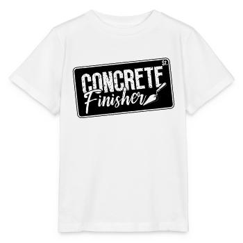Finisseur de béton Mason Finisseurs de béton - T-shirt bio MINI CREATOR Stanley/Stella Enfant - blanc - Devant - Maike (125cm)