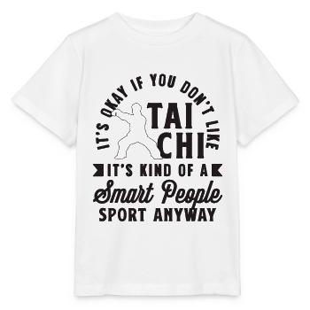 Ce n’est pas grave si vous ne faites pas de méditation Tai Chi Lover - T-shirt bio MINI CREATOR Stanley/Stella Enfant - blanc - Devant - Maike (125cm)