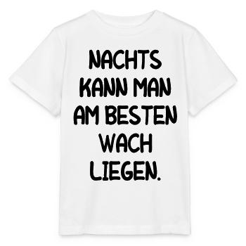Müde Schlaflos Wach Bleiben Mitarbeiter Geschenk - Stanley/Stella Kinder T-Shirt MINI CREATOR  - Weiß - Vorne - Maike (125cm)