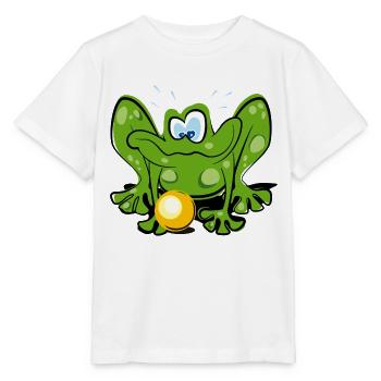 Frog king - Stanley/Stella MINI CREATOR Kids’ T-Shirt - white - Front - Maike (125cm)