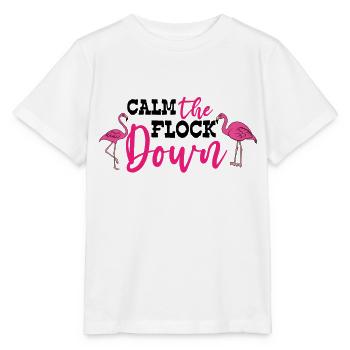 Flamingo Pink Flamingo Flamingo Geschenk - Stanley/Stella Kinder T-Shirt MINI CREATOR  - Weiß - Vorne - Maike (125cm)