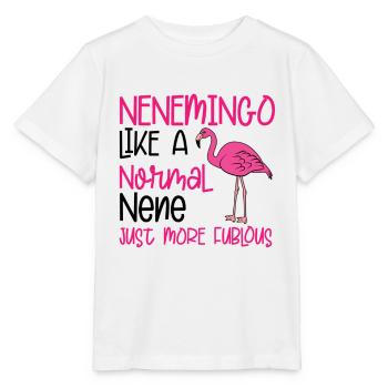 Flamingo Pink Flamingo Flamingo Geschenk - Stanley/Stella Kinder T-Shirt MINI CREATOR  - Weiß - Vorne - Maike (125cm)