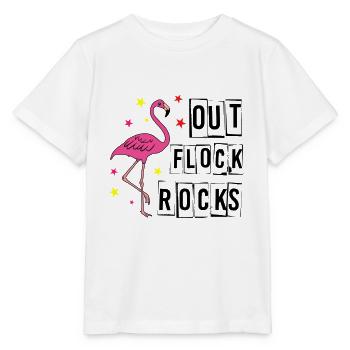 Flamingo Pink Flamingo Flamingo Geschenk - Stanley/Stella Kinder T-Shirt MINI CREATOR  - Weiß - Vorne - Maike (125cm)