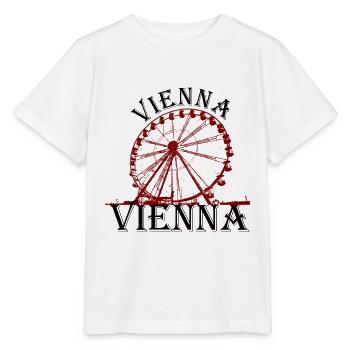 Vienna Wien Wiener Risenrad Prater Wien Tourist - Stanley/Stella Kinder T-Shirt MINI CREATOR  - Weiß - Vorne - Maike (125cm)