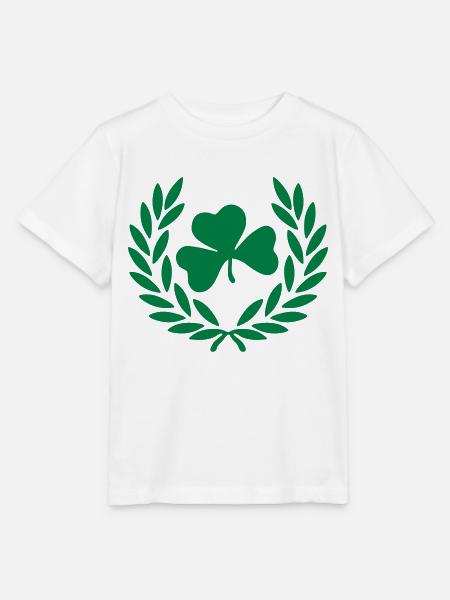 Klee Blume krone - Stanley/Stella Kinder T-Shirt MINI CREATOR  - Weiß