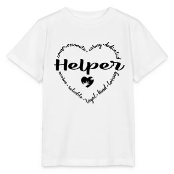 Helfer - Stanley/Stella Kinder T-Shirt MINI CREATOR  - Weiß - Vorne - Maike (125cm)