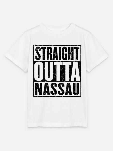 Straight Outta Nassau - Stanley/Stella Kinder T-Shirt MINI CREATOR - Weiß