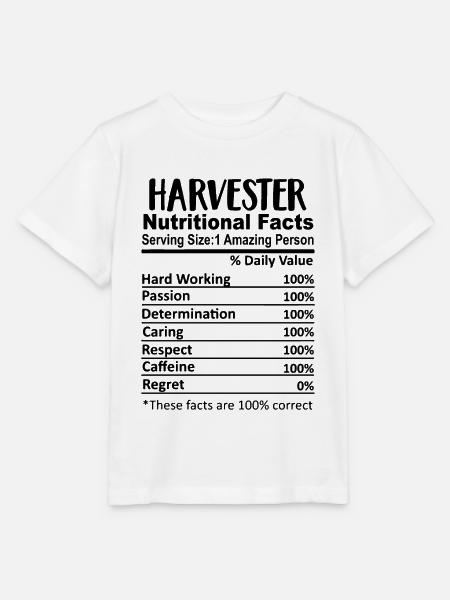 Harvester Nährwertangaben lustig - Stanley/Stella Kinder T-Shirt MINI CREATOR  - Weiß