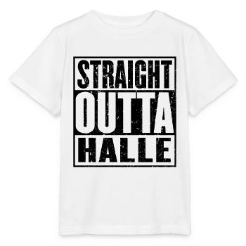 Direkt aus Halle - Stanley/Stella Kinder T-Shirt MINI CREATOR  - Weiß - Vorne - Maike (125cm)