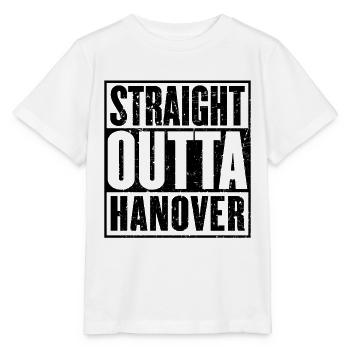 Straight Outta Hanover - Stanley/Stella MINI CREATOR Kids’ T-Shirt - white - Front - Maike (125cm)
