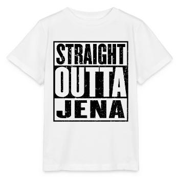 Straight Outta Jena - Stanley/Stella MINI CREATOR Kids’ T-Shirt - white - Front - Maike (125cm)