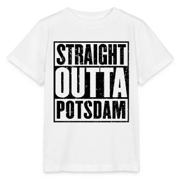 Direkt aus Potsdam - Stanley/Stella Kinder T-Shirt MINI CREATOR  - Weiß - Vorne - Maike (125cm)
