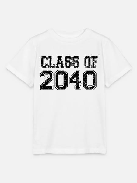 Klasse von 2040 - Stanley/Stella Kinder T-Shirt MINI CREATOR  - Weiß