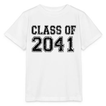 Klasse von 2041 - Stanley/Stella Kinder T-Shirt MINI CREATOR  - Weiß - Vorne - Maike (125cm)