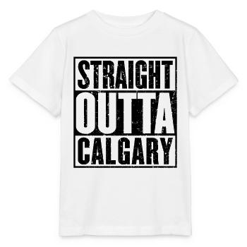 Straight Outta Calgary Vintage - T-shirt bio MINI CREATOR Stanley/Stella Enfant - blanc - Devant - Maike (125cm)