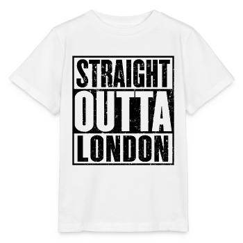 Straight Outta Straight-putta Vintage - Stanley/Stella Kinder T-Shirt MINI CREATOR  - Weiß - Vorne - Maike (125cm)