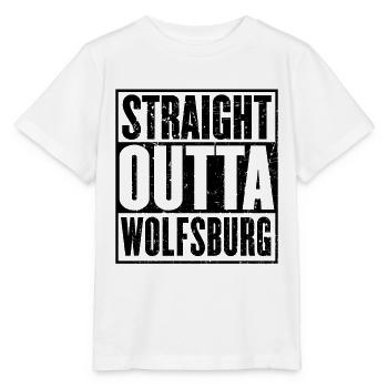 Straight Outta Wolfsburg - Stanley/Stella MINI CREATOR Kids’ T-Shirt - white - Front - Maike (125cm)
