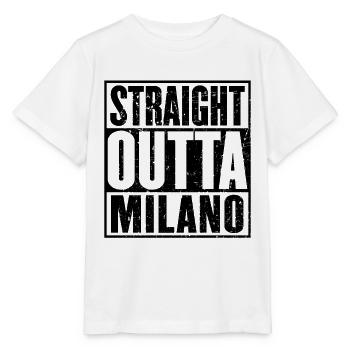 Straight Outta Milano - Stanley/Stella MINI CREATOR Kids’ T-Shirt - white - Front - Maike (125cm)