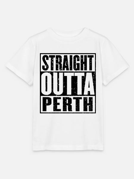 Gerade Outta Perth - Stanley/Stella Kinder T-Shirt MINI CREATOR - Weiß