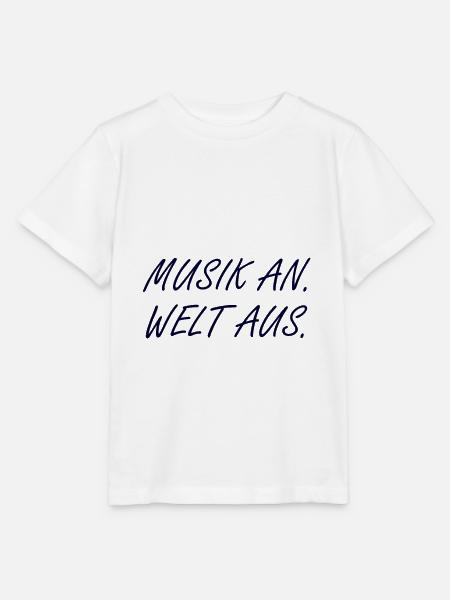 Musik Spruch - Stanley/Stella Kinder T-Shirt MINI CREATOR  - Weiß