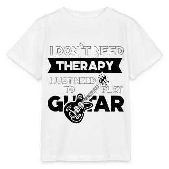 Gitarre Elektrogitarre Spruch - Stanley/Stella Kinder T-Shirt MINI CREATOR  - Weiß - Vorne - Maike (125cm)