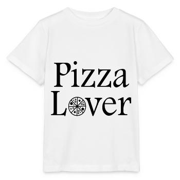 Pizza lover - Stanley/Stella MINI CREATOR Kids’ T-Shirt - white - Front - Maike (125cm)