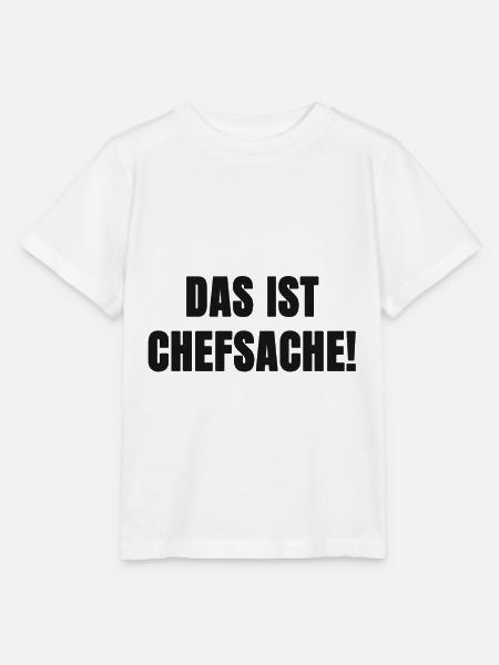 Chefsache Spruch - Stanley/Stella Kinder T-Shirt MINI CREATOR  - Weiß