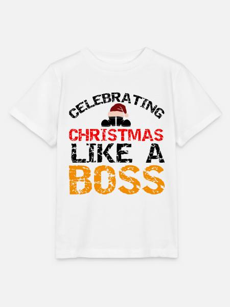 Weihnachten Weihnachten Weihnachten Weihnachten Weihnachten - Stanley/Stella Kinder T-Shirt MINI CREATOR - Weiß
