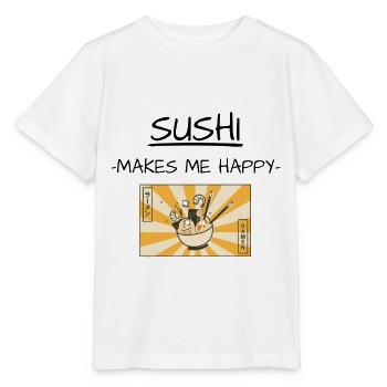 Sushi - T-shirt bio MINI CREATOR Stanley/Stella Enfant - blanc - Devant - Maike (125cm)