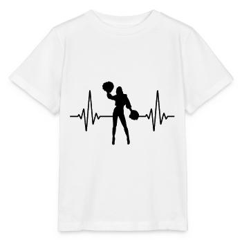 Cheerleading - T-shirt bio MINI CREATOR Stanley/Stella Enfant - blanc - Devant - Maike (125cm)