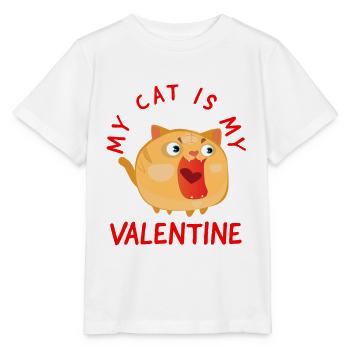 Saint-Valentin, Saint-Valentin, Saint-Valentin - T-shirt bio MINI CREATOR Stanley/Stella Enfant - blanc - Devant - Maike (125cm)