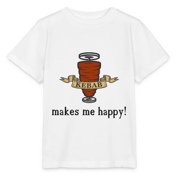 Döner Kebab - Stanley/Stella Kinder T-Shirt MINI CREATOR  - Weiß - Vorne - Maike (125cm)