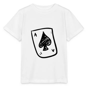 Pik Ass - Stanley/Stella Kinder T-Shirt MINI CREATOR  - Weiß - Vorne - Maike (125cm)