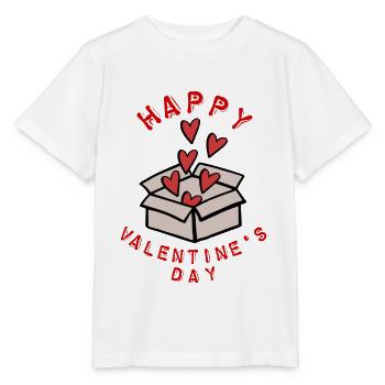 Saint-Valentin, Saint-Valentin, Saint-Valentin - T-shirt bio MINI CREATOR Stanley/Stella Enfant - blanc - Devant - Maike (125cm)