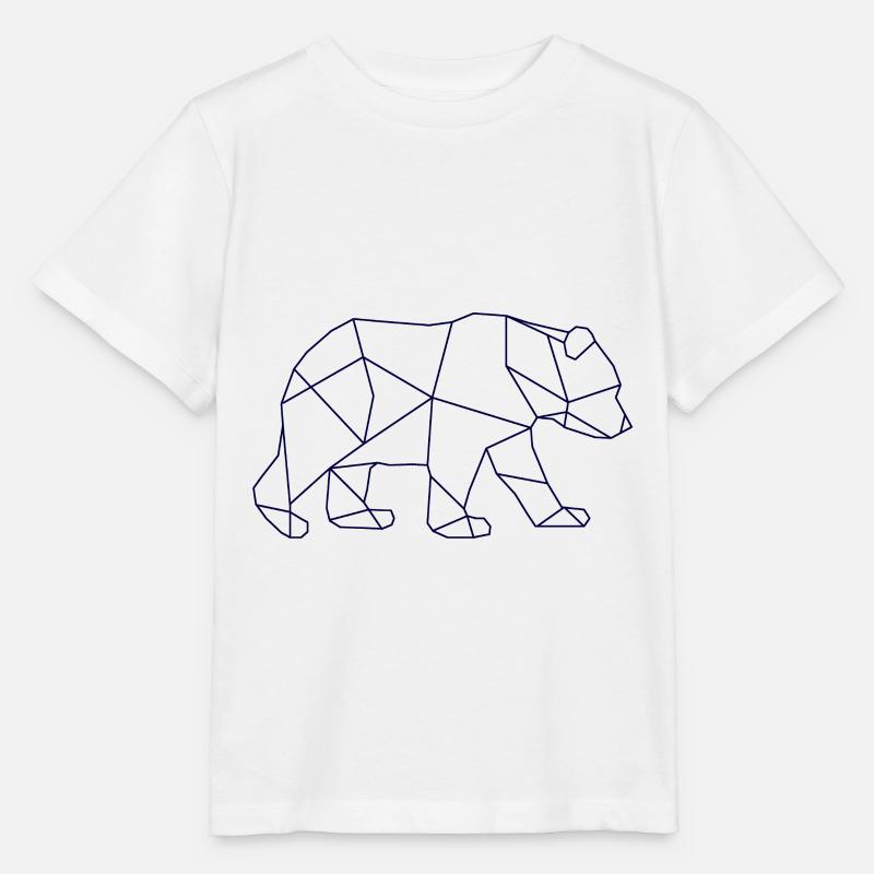 Ours ours polaire - T-shirt bio MINI CREATOR Stanley/Stella Enfant - blanc