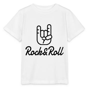 Rock n Roll - T-shirt bio MINI CREATOR Stanley/Stella Enfant - blanc - Devant - Maike (125cm)