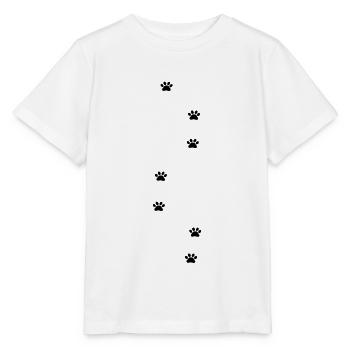 Pfoten - Stanley/Stella Kinder T-Shirt MINI CREATOR  - Weiß - Vorne - Maike (125cm)
