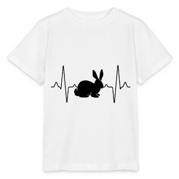 heartbeat - Stanley/Stella MINI CREATOR Kids’ T-Shirt - white - Front - Maike (125cm)